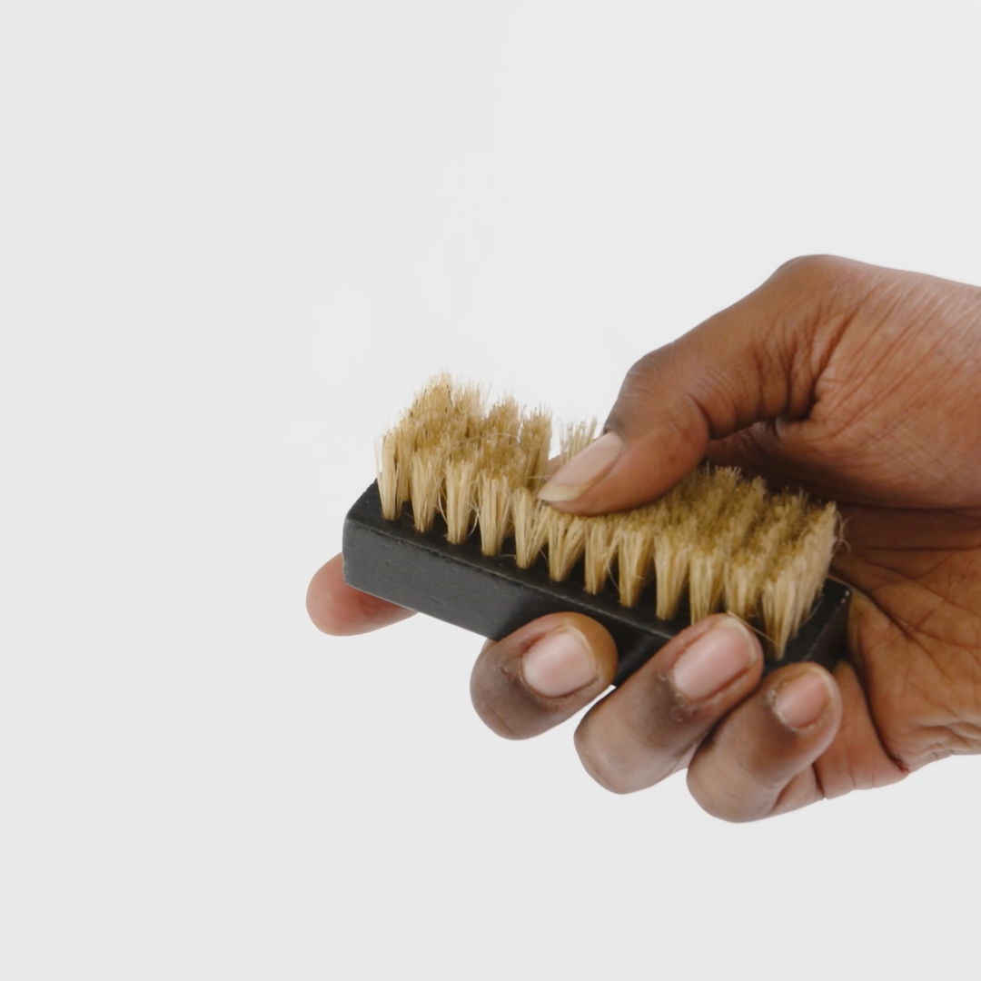Premium Black Hog Hair Brush